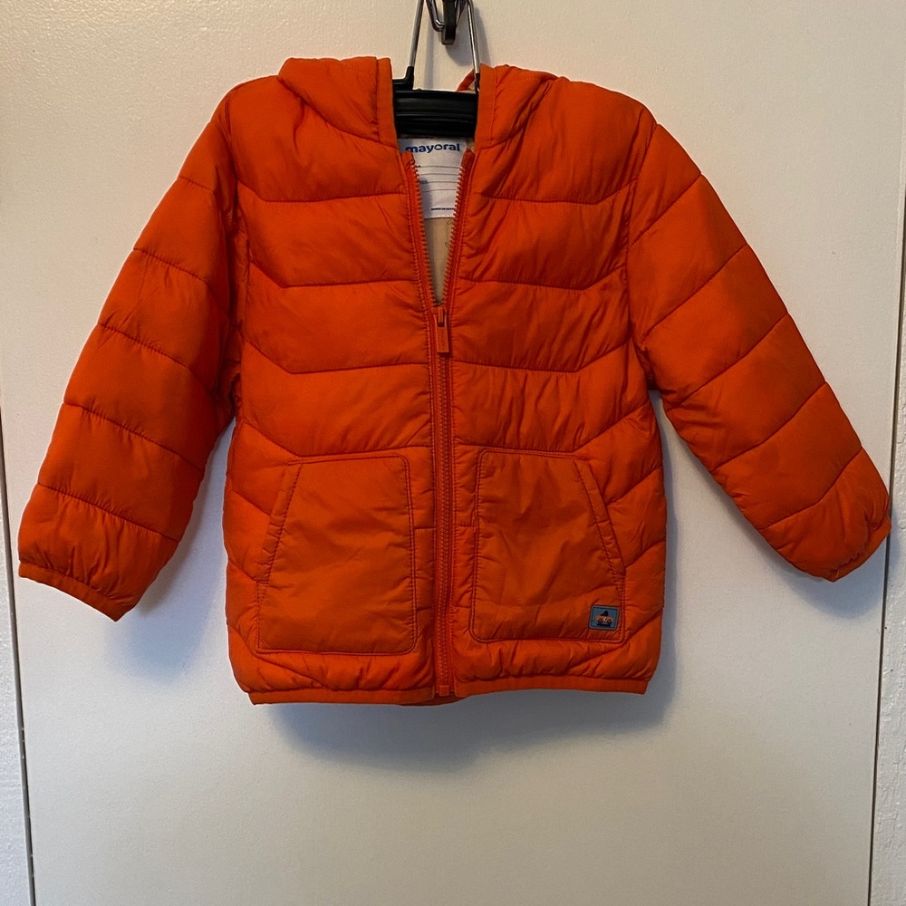 Mayoral Hooded Puffer Jacket Size 18 Months